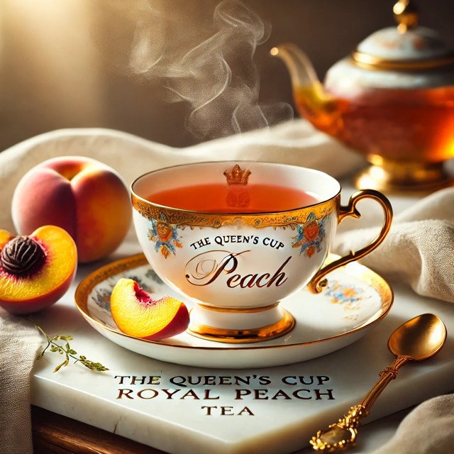 Royal Peach Black Tea- Loose Leaf Luxury Tea,Inspired by Royal Sumer Gardens